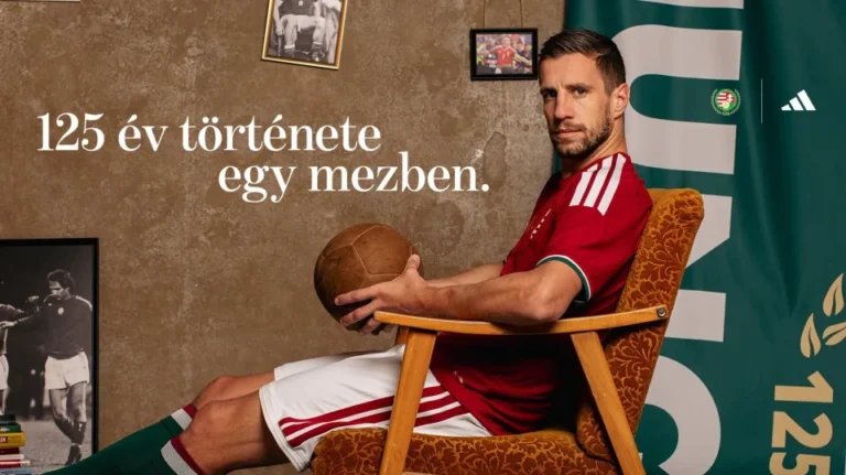 Bemutatták a magyar válogatott új hazai mezét – hagyományos pirosban, jubileumi díszítéssel